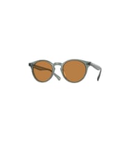 OLV5459SU178253 Unisex Güneş Gözlüğü Mavi Kemik Çerçeve Kahverengi Lens UV400