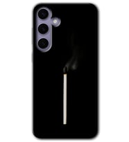 Galaxy S24 Kılıf HD Desen Baskılı Kılıf - Sönmüş Kibrit
