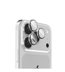 Coverzone iPhone 17 Pro ile uyumlu Kamera Lens Koruma Kolay Takabilen G�r�? A�?s?n? Bozmayan Y�ksek ��z�n�rl�kl� Premium Advice Safir Kamera Lens Koruma (G�m�?, iPhone 17 Pro)