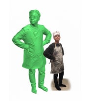 KİŞİYE ÖZEL 3D FOTOĞRAF FİGÜRÜ 20 CM  El Boyaması  Fotoğraftan Gerçekçi Heykelcik / Biblo Hediye (Pembe-Mavi-Sarı-Beyaz)
