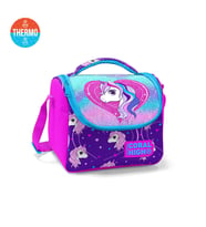 Coral High Kids Mor Pembe  Unicorn Desenli Simli Thermo Beslenme Çantası 11856