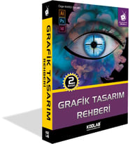 KODLAB YAYIN GRAFİK TASARIM REHBERİ EĞİTİM KİTABI (Siyah - Beyaz)