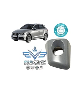 Audi A3 Hb 2013-2016 Ön Sol Dış Kapı Kolu Kapağı Badem 8v1837879a
