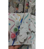 Atölye Lavi Shop Taş Boyama Seti, deniz Kızı Konsept, Kendin Yap, DIY, Hediyelik, Etkinlik, 10 Adet