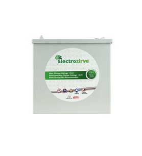 Electro Zirve 12.8V 100Ah Lityum Akü (LifePO4) (Beyaz)