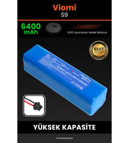 Viomi S9 6400mAh Robot Süpürge Bataryası - Sertifikalı Güvenlik, Gerçek Kapasite