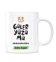 Kişiye Özel İsimli Baba Kupa Güleryüzümü Babamdan Aldım