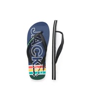 JACK JONES Desenli Parmak Arası Erkek Terlik 12230643