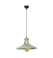 Yeşil Metal Tekli Avize, Modern Tasarım, Salon, Mutfak ve Yatak Odası İçin