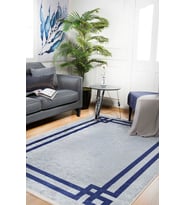 Dijital Kaymaz Yıkanabilir Gri Minimalist Salon Halısı Mutfak Halısı Koridor Halısı Yolluk HLN615