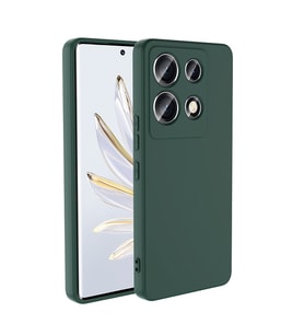 İnfinix Note 30 VIP Kılıf İçi Kadife Lansman Kapak (Koyu Yeşil)