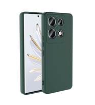 İnfinix Note 30 VIP Kılıf İçi Kadife Lansman Kapak (Koyu Yeşil)
