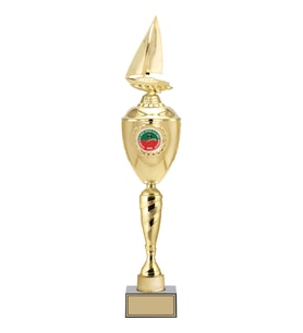 ODAK KUPA - Figürlü Kupalar - Yelken Figürlü Kupalar FG-083 C - 60 cm
