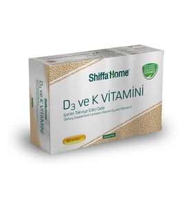 Shiffa Home D3 ve K2 Vitamini 1340 mg Softjel