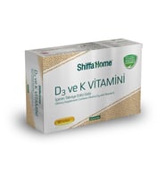 Shiffa Home D3 ve K2 Vitamini 1340 mg Softjel