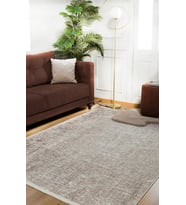Dijital Kaymaz Yıkanabilir Krem Modern Salon Halısı Mutfak Halısı Koridor Halısı Yolluk HLN745
