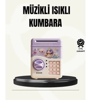 Elektronik Şifreli Atm Görünümlü Çocuk Kumbarası Mor