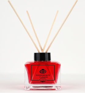 xCEMxParfüm NARÇİÇEĞİ 120 ml Bambu Çubuklu Oda Kokusu (Kırmızı)