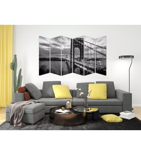 SİYAH BEYAZ KÖPRÜ MDF TABLO-1522 MODEL-B