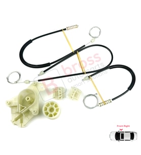 VW Transporter T5 Caravelle Multivan 2003-2015 7H0837754 İçin Ön Sağ Kapı Cam Kriko Tamir Seti