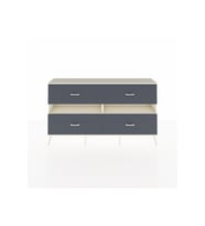 Arges Konsol 2 Raflı 4 Çekmeceli  176x30x99 Aytaşı-Aytaşı/Antrasit