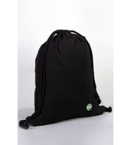 Heep Siyah 35x40 cm Unisex Ham Bez Büzgülü Sırt Ayakkabı Çantası