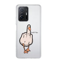 Xiaomi Mi 11T - 11T Pro Uyumlu Duck You Tasarımlı Şeffaf Telefon Kılıfı