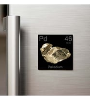 Palladium (Paladyum) Elementi – Buzdolap Magneti – 9x9 cm