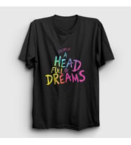 Presmono Unisex Siyah A Head Full Of Dreams Coldplay T-Shirt 468425tt