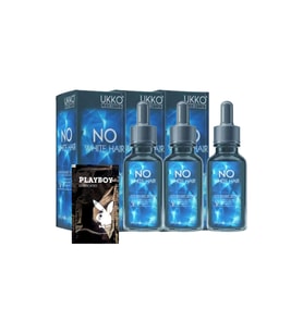 No White 3 Adet Hair Aktif Pigment Melanin Kratin Saç Serumu 50 ml Beyaz Karşıtı Serum + Yanında Jel
