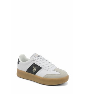 U.S. Polo Assn. Samıra Kadın Günlük Memory Foam Taban Sneaker Ayakkabı (Beyaz)