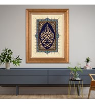 Altın Paspartulu Çerçeveli Tablo CV1224 (Gold)