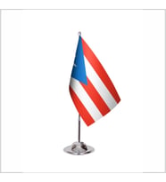 Porto Rico Tekli Masa Bayrağı