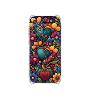 PrintiFy Samsung Galaxy A13 ile Uyumlu Düşlerin Dansı Serisi Çiçeklerin Dansı Tasarımlı Uv Baskılı Köşe Korumalı Antişok Kılıf