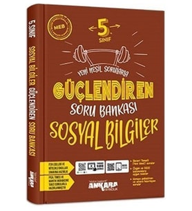 Ankara Yayıncılık 5.Sınıf Sosyal Bilgiler Güçlendiren Soru Bankası (Çok Renkli)