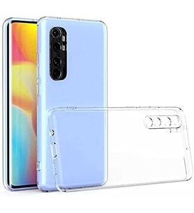 Cda Store Mi Note 10 Lite Uyumlu Şeffaf Silikon Telefon Kılıfı