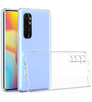 Cda Store Mi Note 10 Lite Uyumlu Şeffaf Silikon Telefon Kılıfı