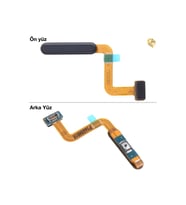 Uyumlu Galaxy A22 Orijinal Parmak İzi Filmi Siyah Parmak izi film kablosu parmak izi sensörü filmi home tuşu film kablosu touch id film kablosu parmak