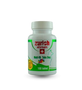 Zürich Köpekler İçin Multivitamin Tablet (100 Adet)