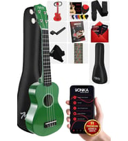 Midex UKX-233GR Yeşil Concert Ukulele (Askı Çanta Metod Pena)
