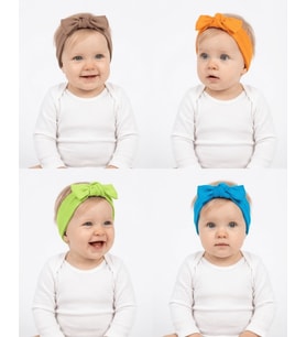 S-Mall Ribana Bebek Saç Bandı - 4'lü - 0-3 Yaş -  Colorful