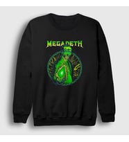 Presmono Unisex Siyah Shine Megadeth Sweatshirt 66039tt