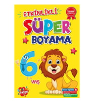 Etkinlikli Süper Boyama 6 Yaş