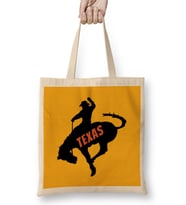 Texas Vintage Retro Bez Çanta Uzun Saplı