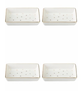 Porland Forest Kahvaltı&Meze Tabağı 7x11cm 4 lü 04LFH000587