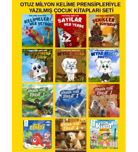 Otuz Milyon Kelime Prensibiyle Yazılmış 10 Kitap(Güvercin Posta )+Dibi ve Don Kilot HEDİYE