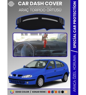 RENAULT MEGANE 1 (1999-2003) Torpido Örtüsü Ön Göğüs Koruma Torpido Koruma Tam Uyum Çatlamayı Önler