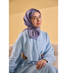 Silk Home Twill İpek Desenli Eşarp 11536