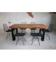 Deryawood Masif Ahşap Yemek Masası 240*85 Cm