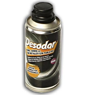 Desodor Pirinç, Gümüş ve Tüm Metaller İçin Parlatıcı